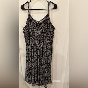 TORRID | Leopard Babydoll Midi Dress